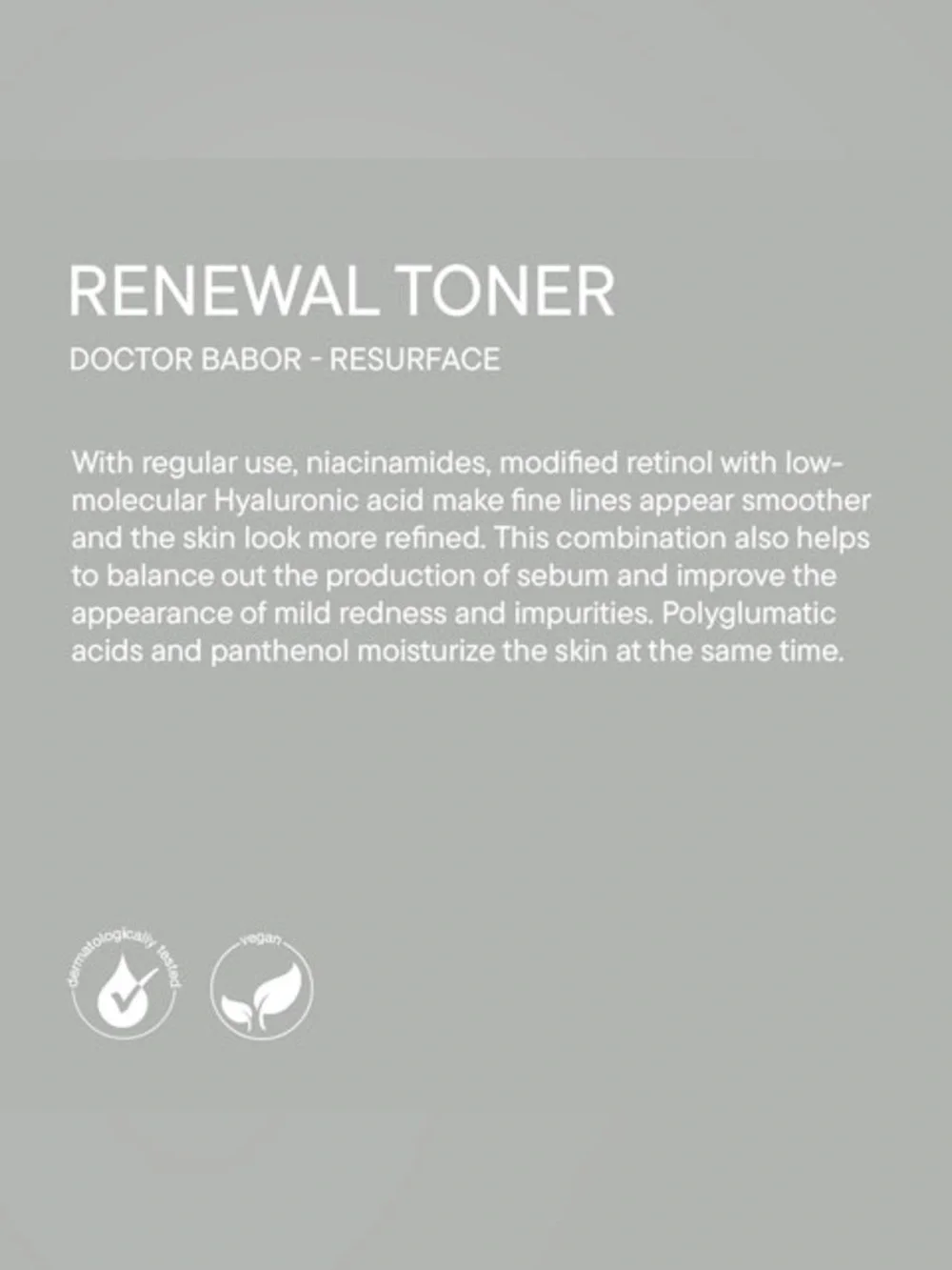 Doctor Babor Renewal Toner